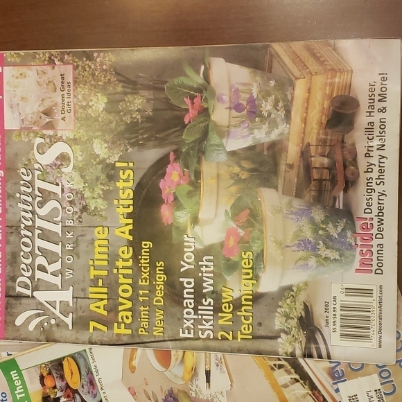 6 Decorative Artists Workbook Magazines 2002 - Picture 2 of 13